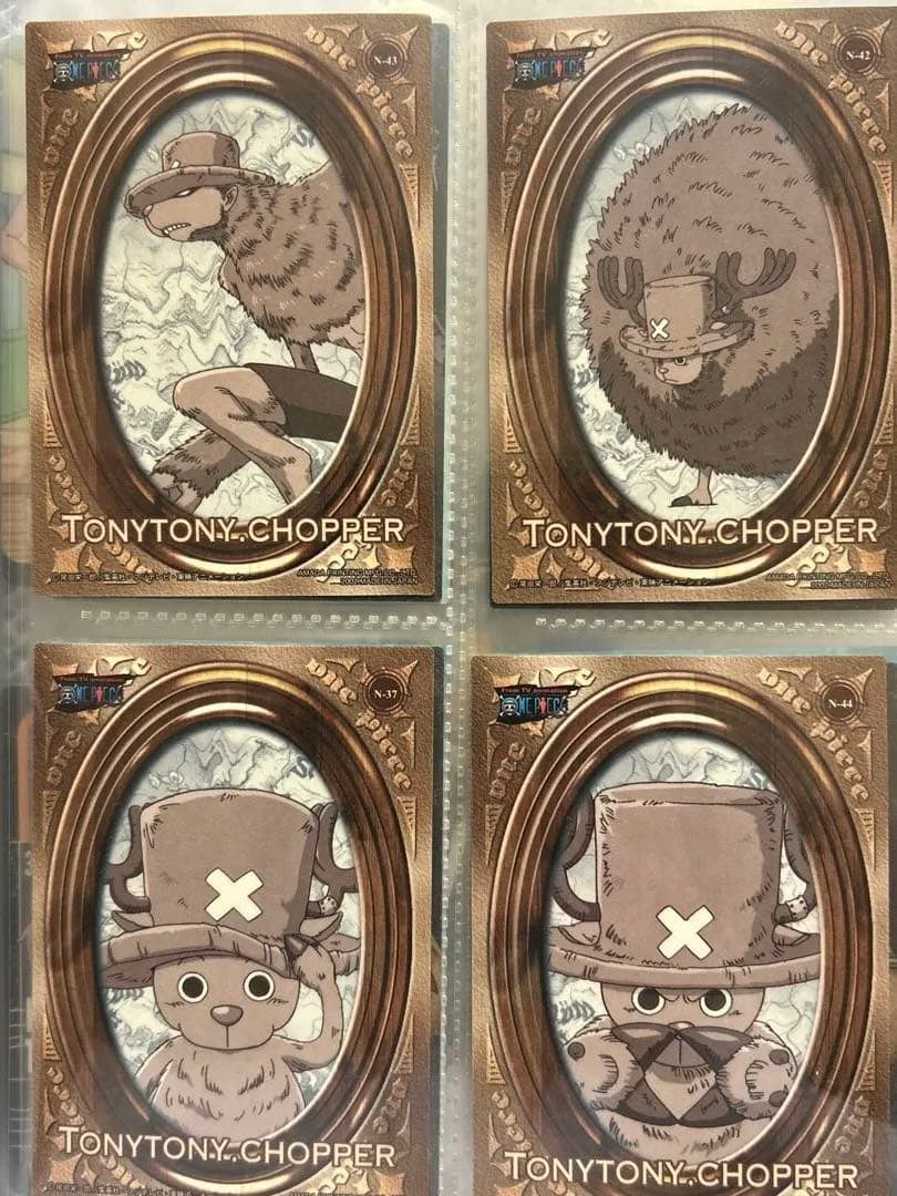 ワンピース　エッチングカード　チョッパー　セット
