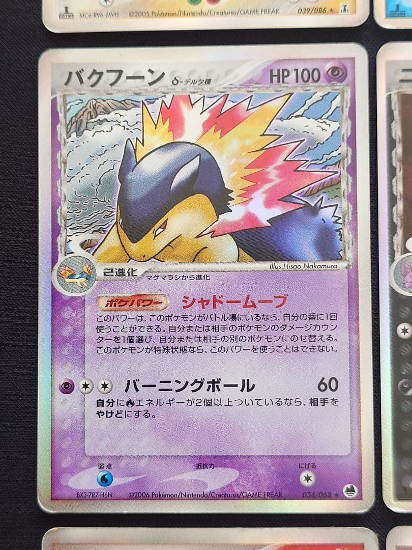 カイリュー　チルタリスex　カメックス　バクフーン　デルタ種