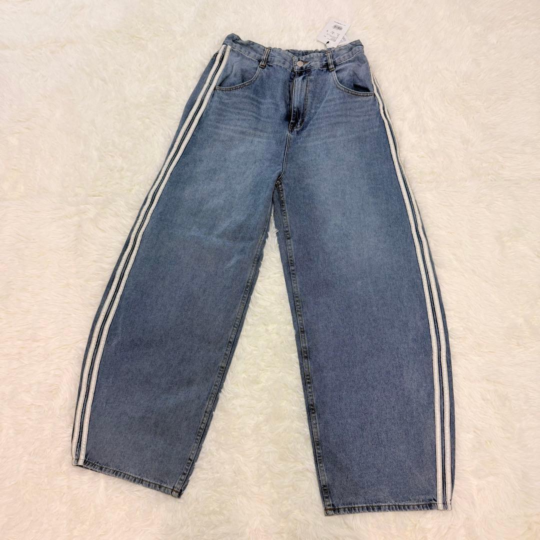 niko and… ラインデニムパンツ Lサイズ新品未使用タグ付き