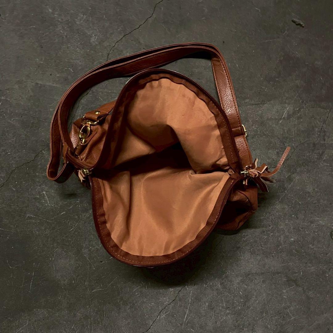 90's スタッズ ショルダーバッグ フリンジ グランジ Y2K archive