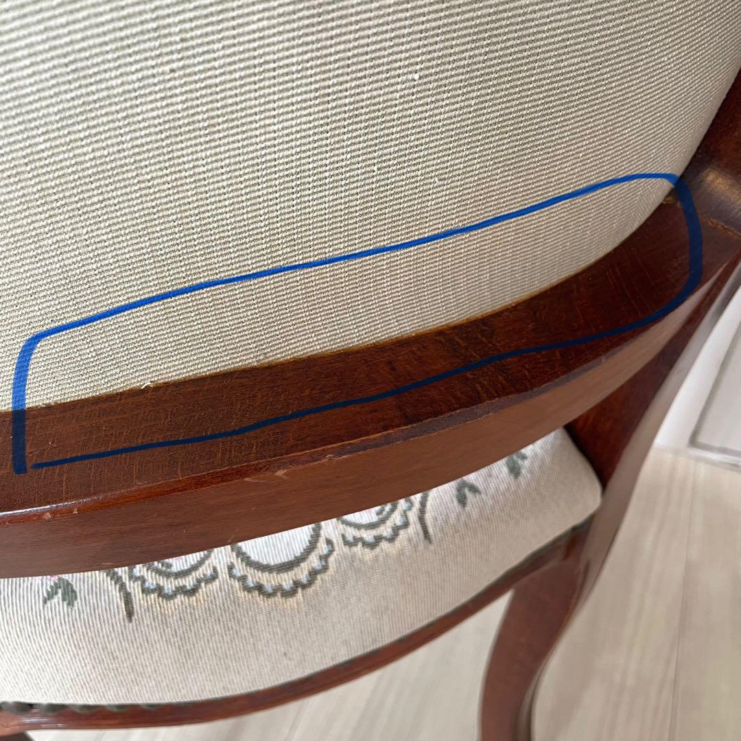 ゴブラン織 猫脚ヴィンテージチェア