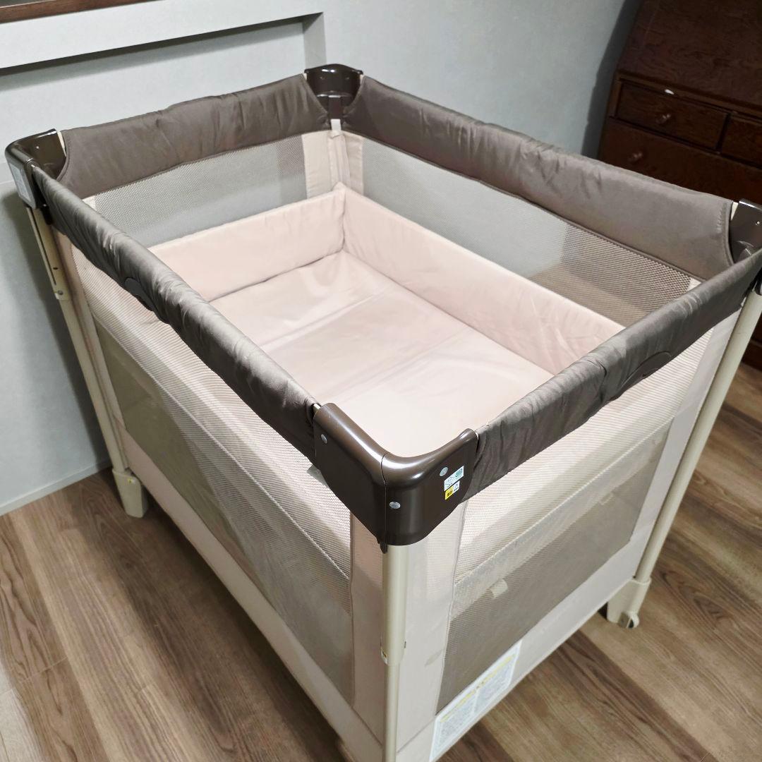 Apricaアップリカ ココネルエアー ベビーベッド ココア