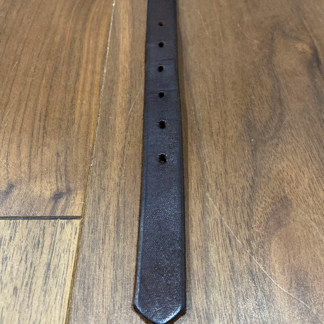 美品 OLD STUD インディアンコンチョ&アポロスタッズ ナローレザーベルト