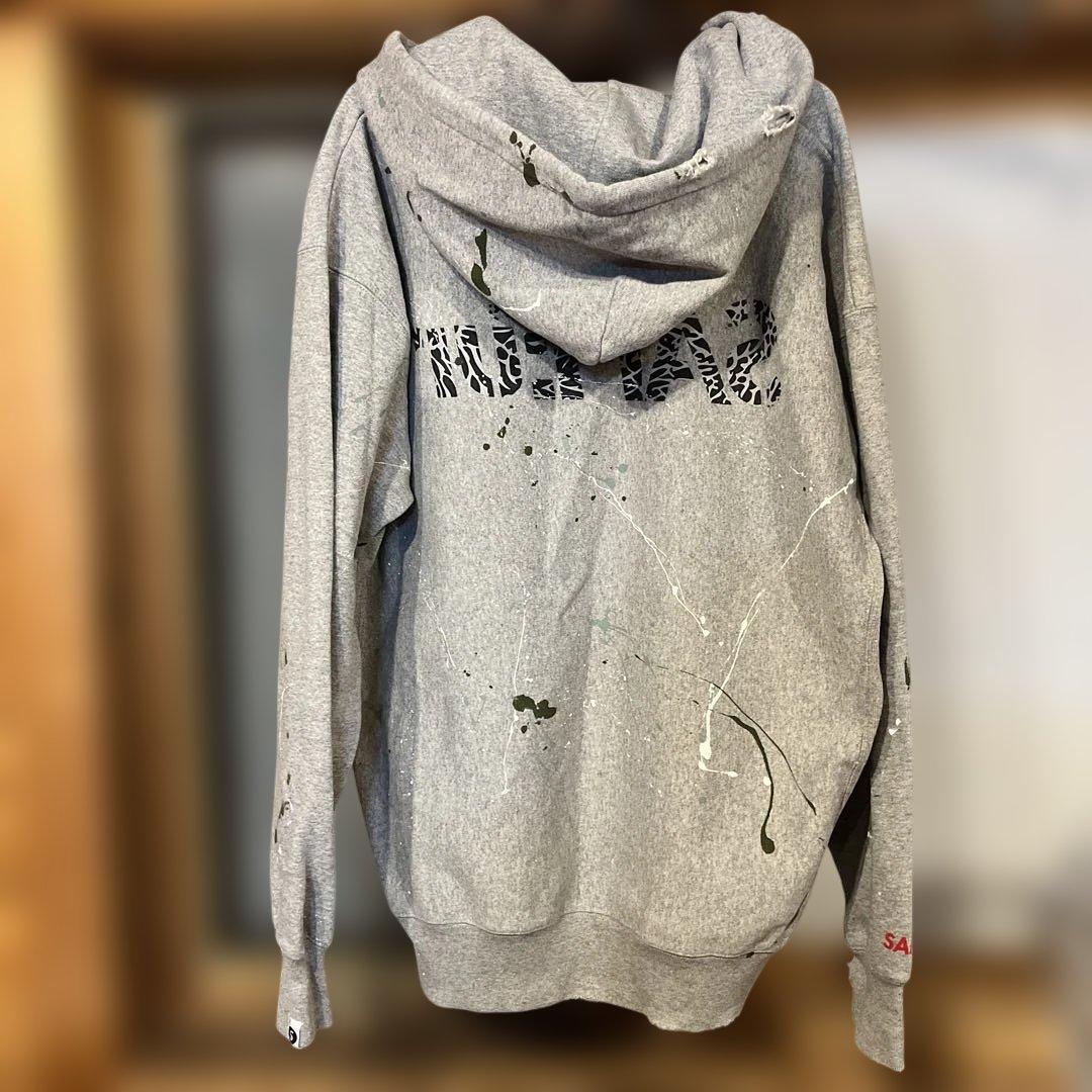 激レア SAPEur ペイントダメージパーカー XL