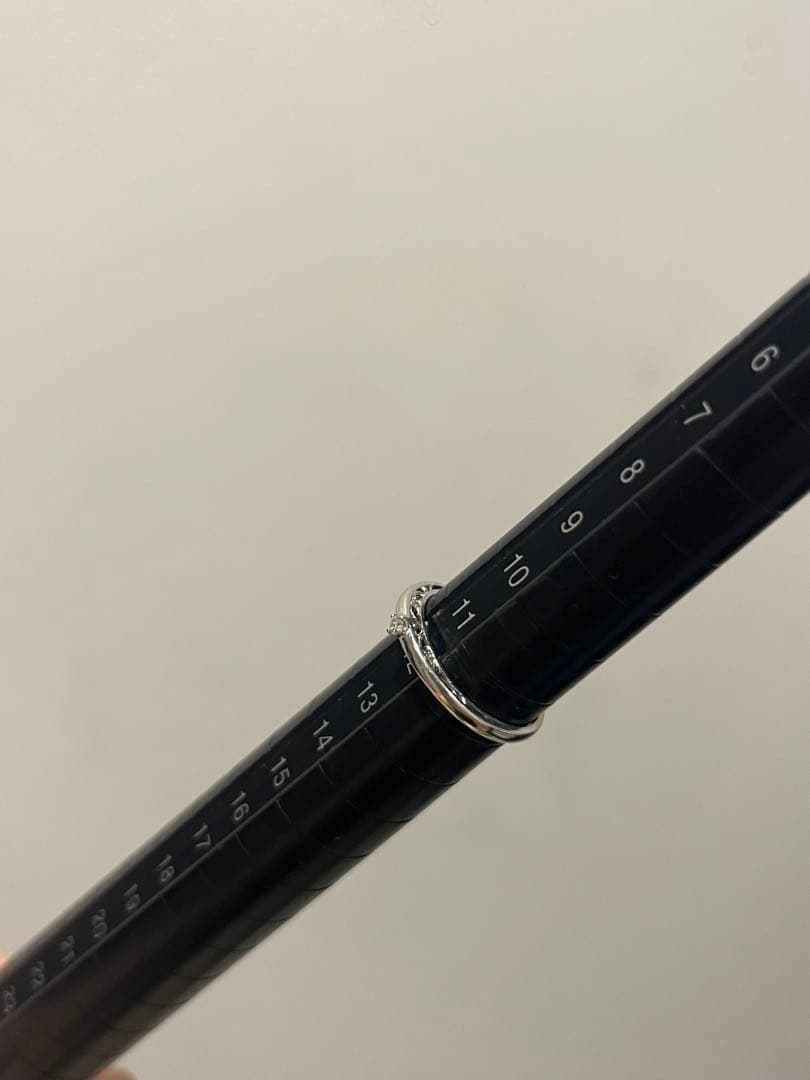 ジュエリーツツミ　K14WGダイヤモンドリング　指輪