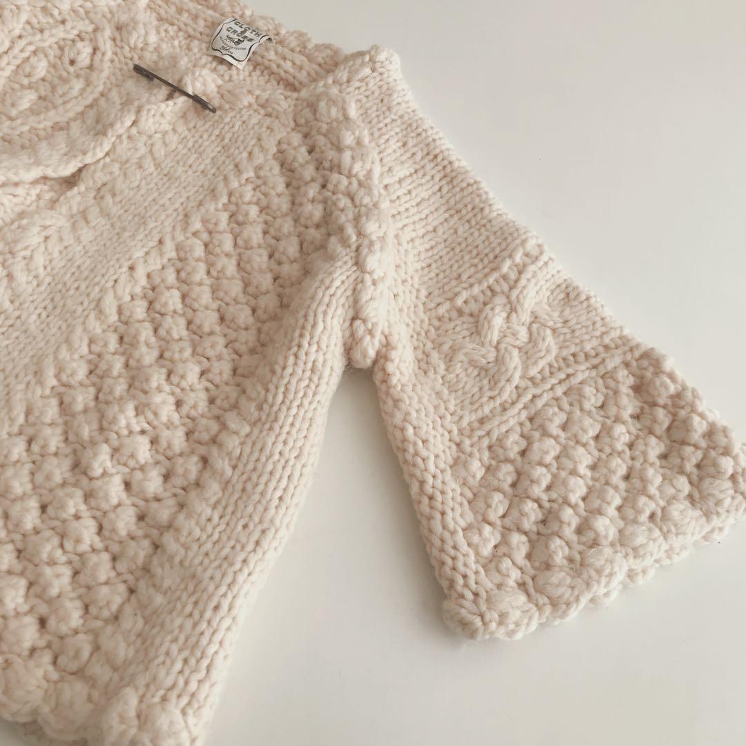 クロスアンドクロス　アランハンドニットボレロ