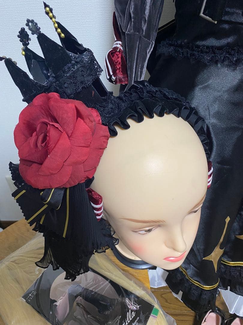 卯月コウ コスプレ　衣装　ウィッグ・靴付き　セット