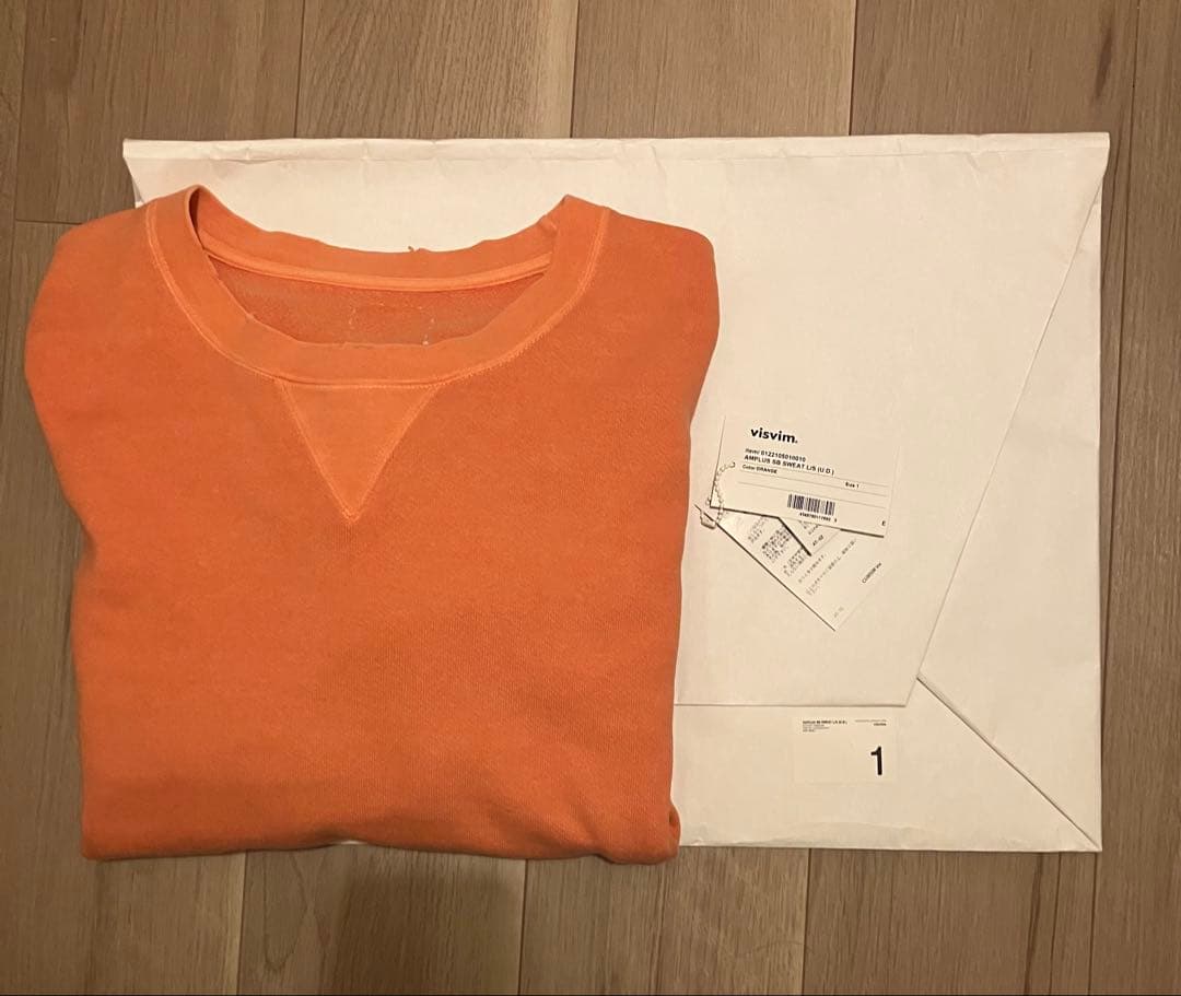 トップス VISVIM AMPLUS SB SWEAT L/S(U.D.)