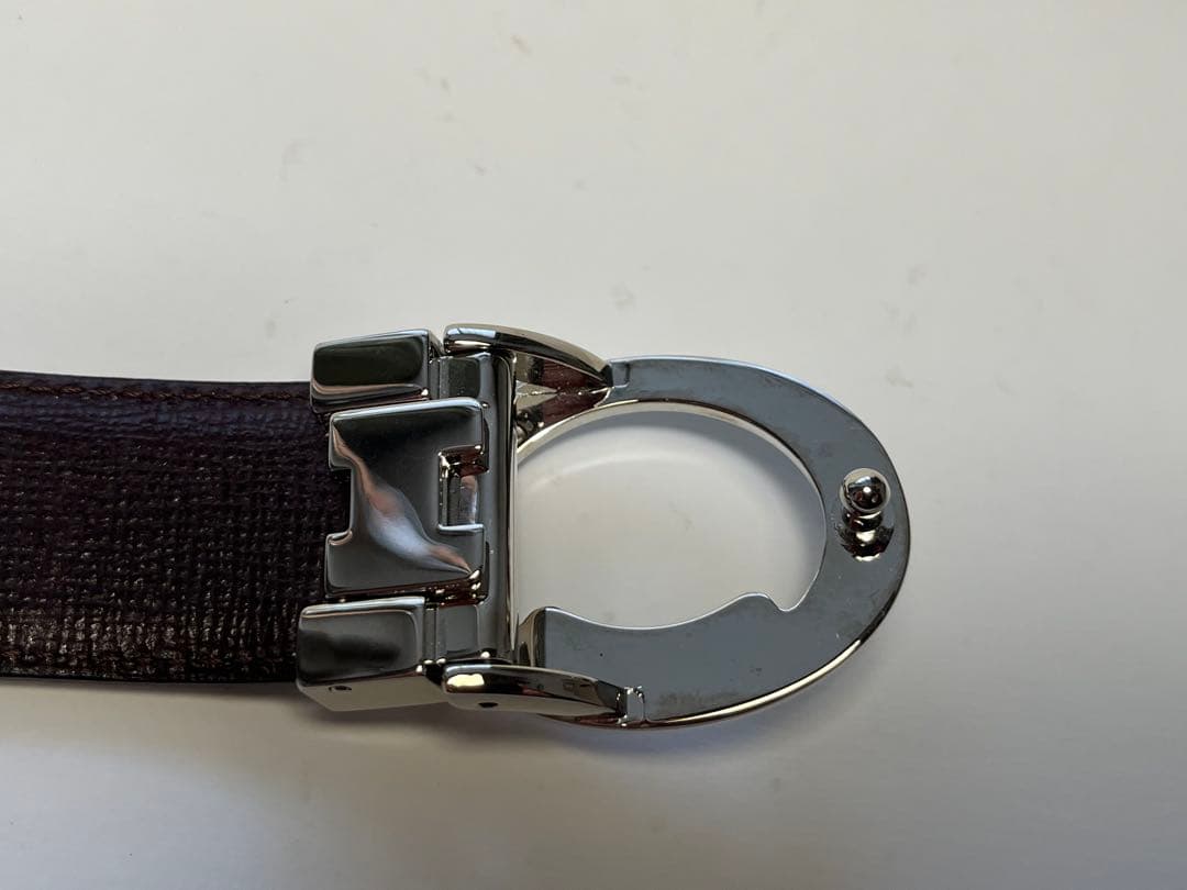 Ermenegildo Zegna リバーシブルレザーベルト