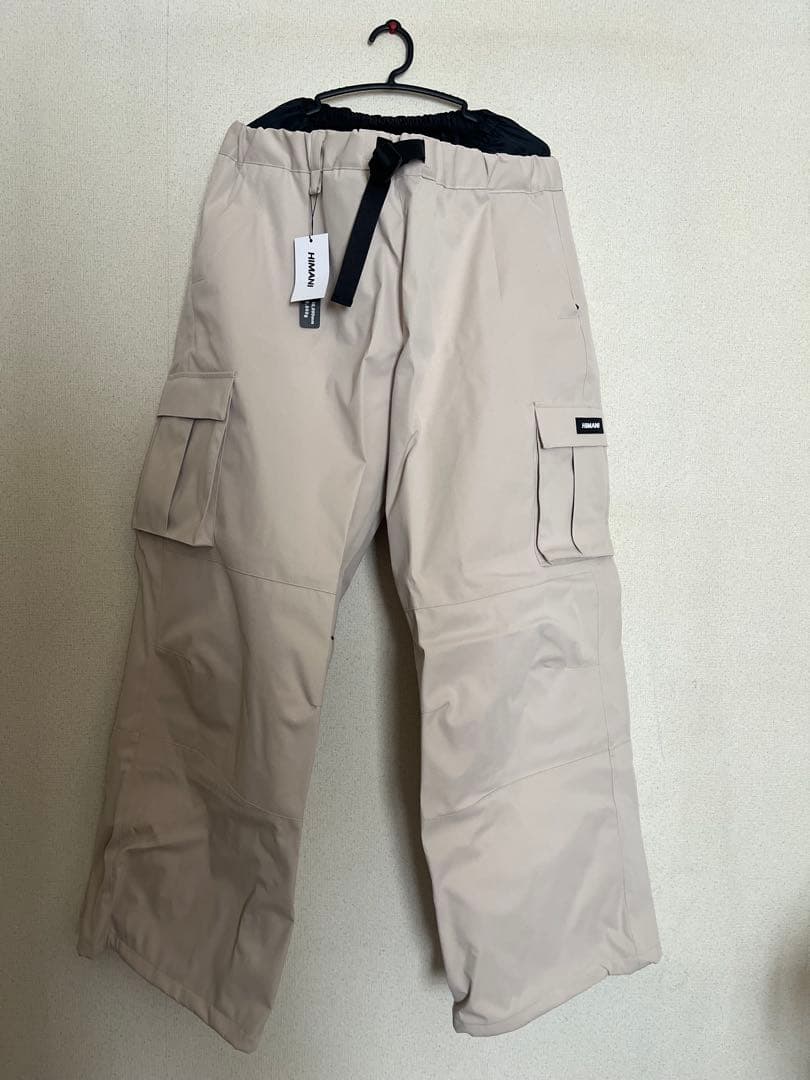 HIMANI スノーボード用カーゴパンツ ベージュ