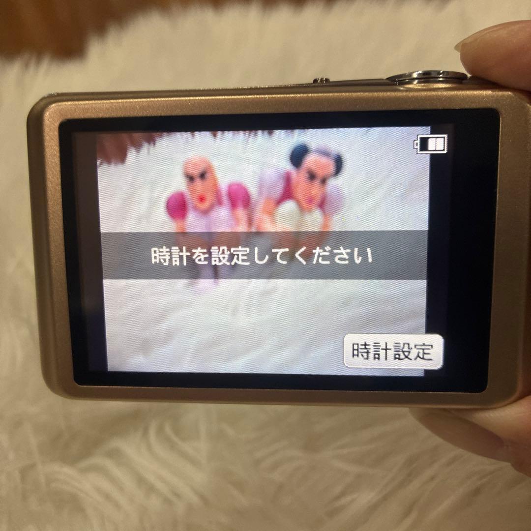 パナソニック　LUMIX コンパクト　 デジカメ　DMC-FH7　ゴールド