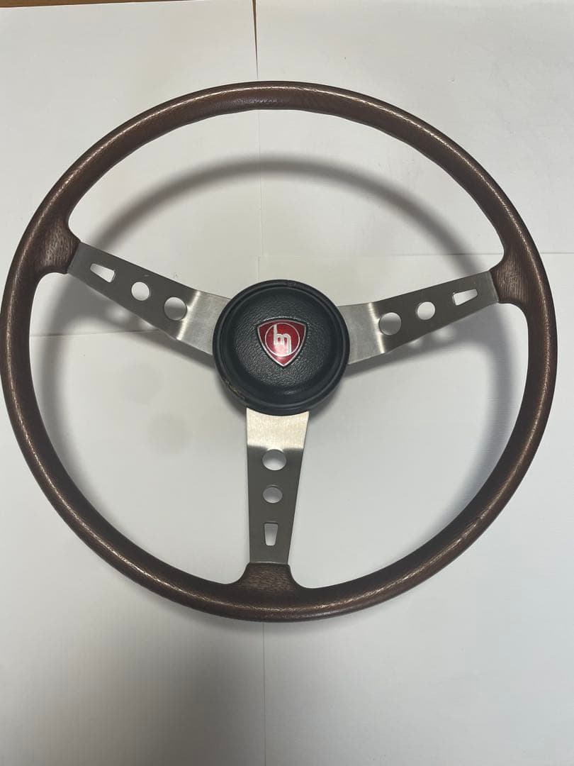 MAZDAファミリア　ロータリー　クーペ　純正　ステアリング　木製
