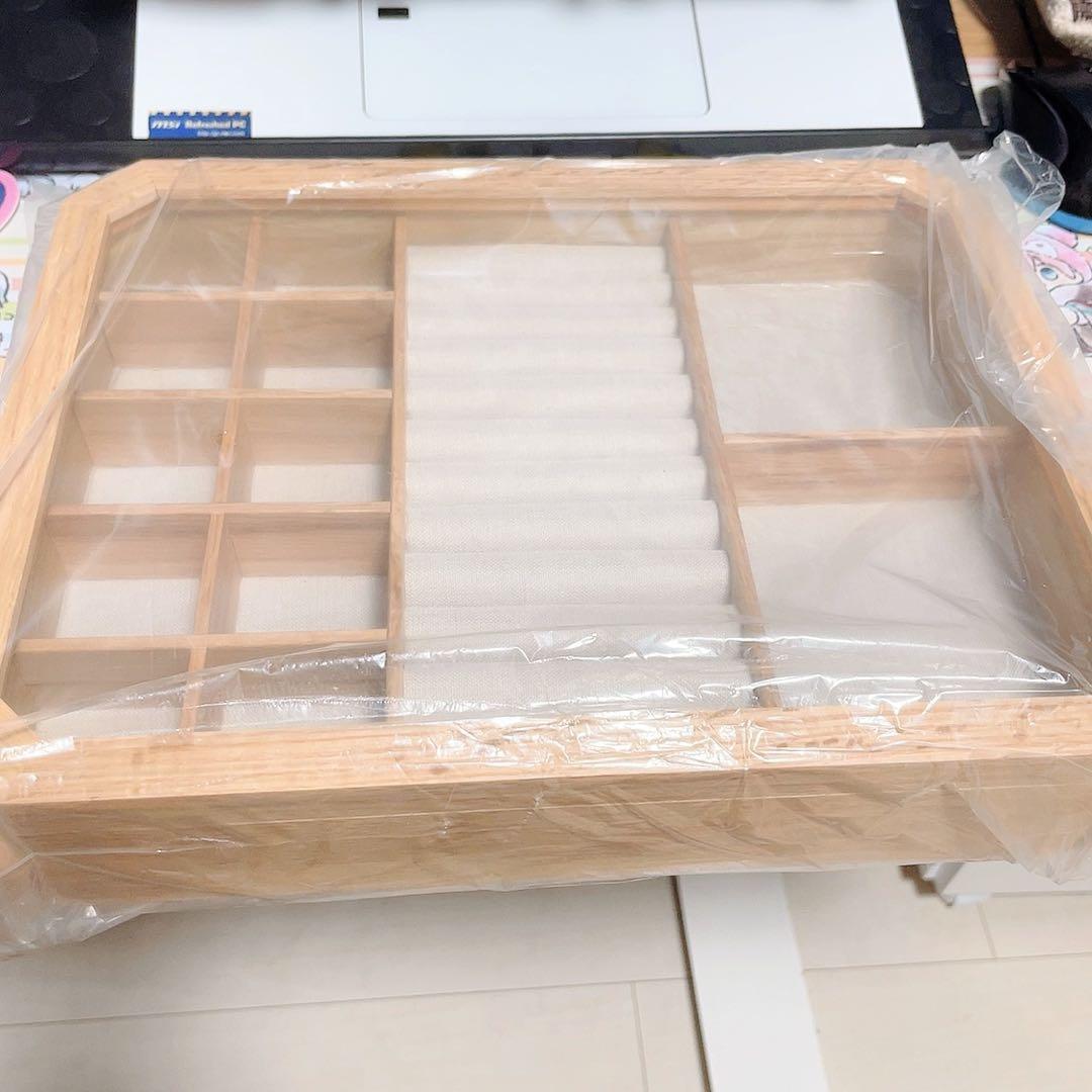 新品✏︎ ZARA  ウッドジュエリーボックス アクセサリーケース