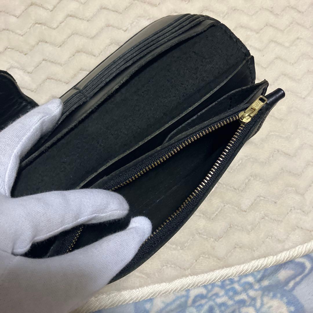 (訳あり)バイカーズ　ロングウォレット　レザー　　レザーウォレットチェーン