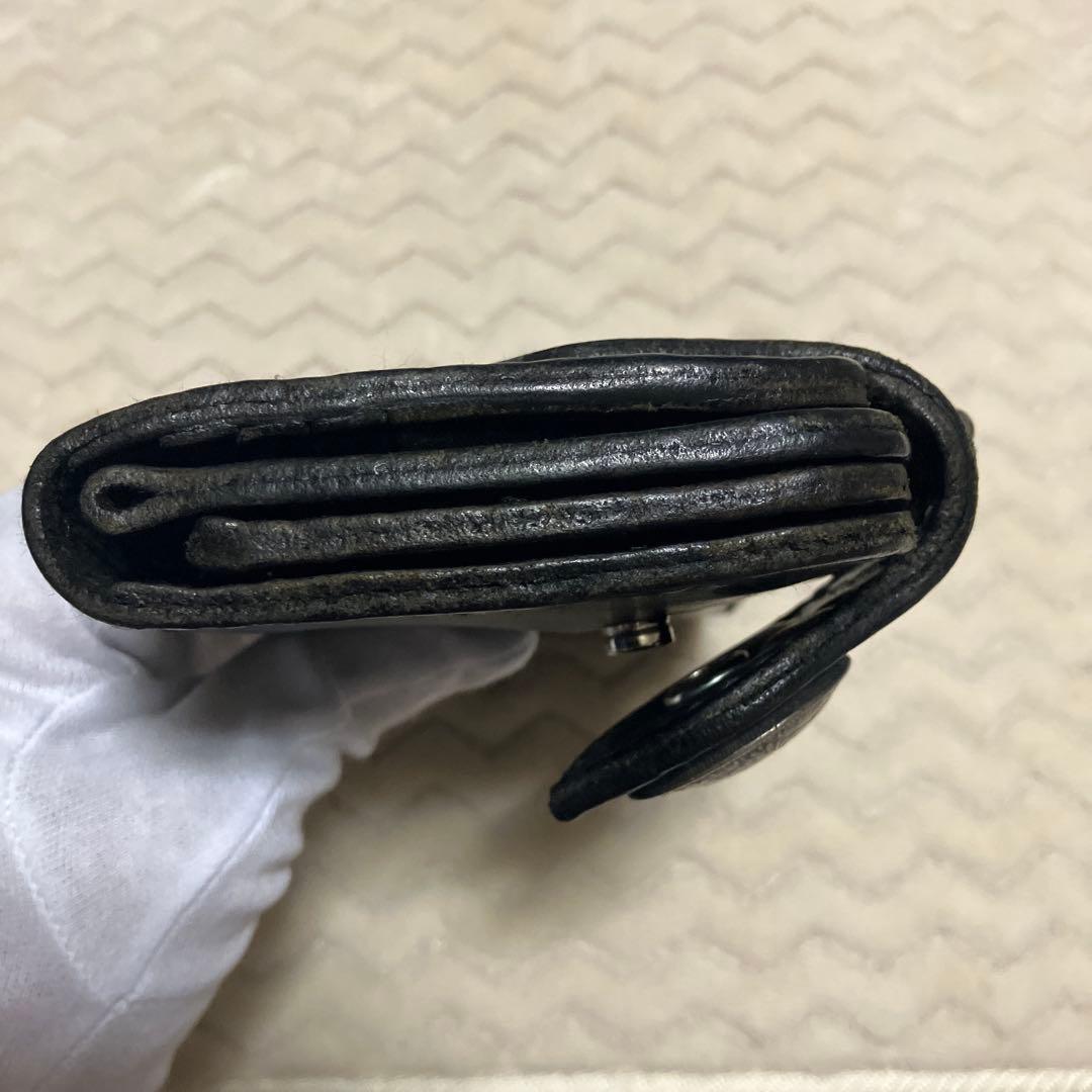 (訳あり)バイカーズ　ロングウォレット　レザー　　レザーウォレットチェーン