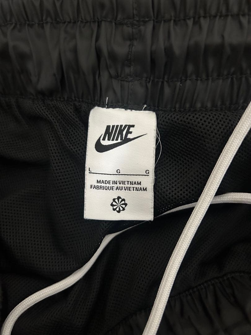 Nike ブラック ナイロンフードジャケット 上下セットアップ