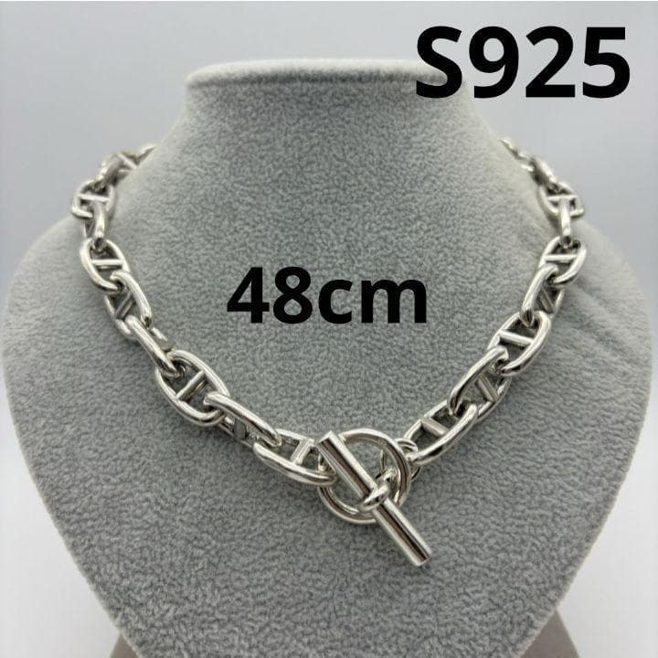 ■新品■ TGM シルバー 925 ネックレス シェーヌダンクル マンテル