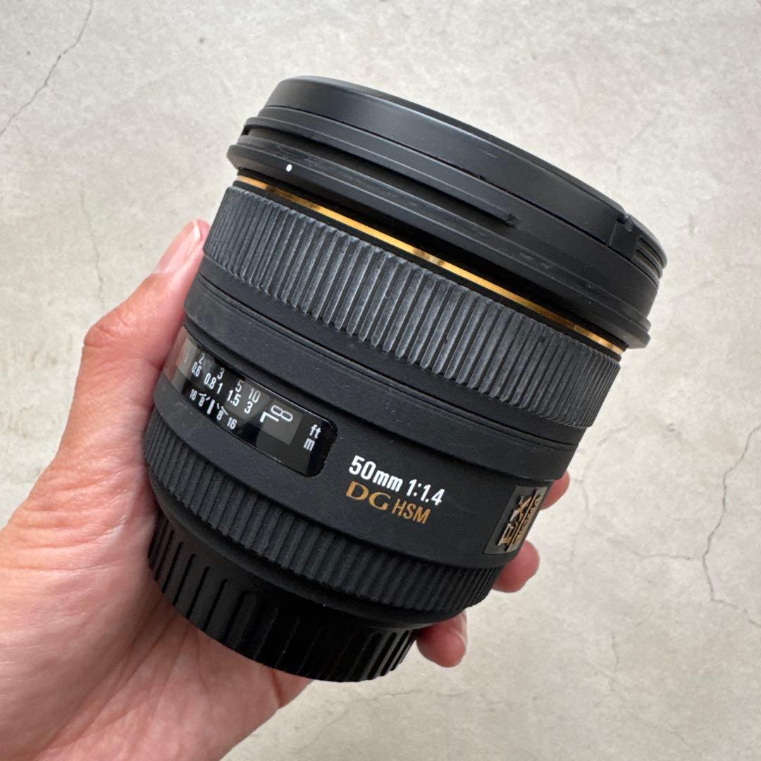 シグマ SIGMA 単焦点標準レンズ 50mm F1.4 キャノン用