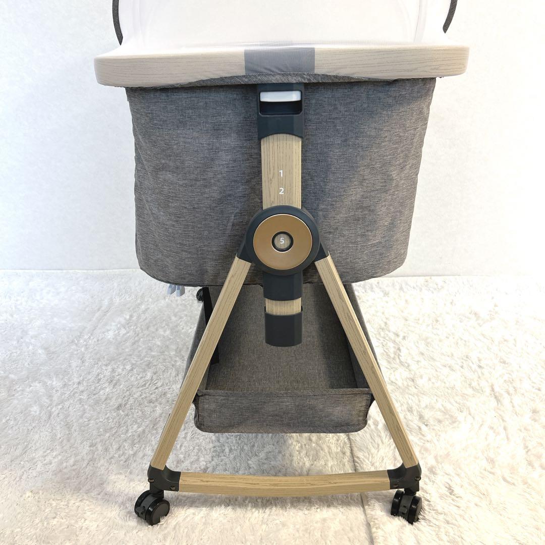 【美品】playkids Maydolly HZDMJ ベビーベッド グレー