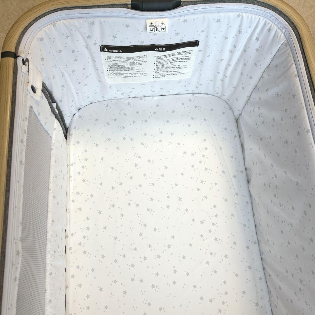 【美品】playkids Maydolly HZDMJ ベビーベッド グレー