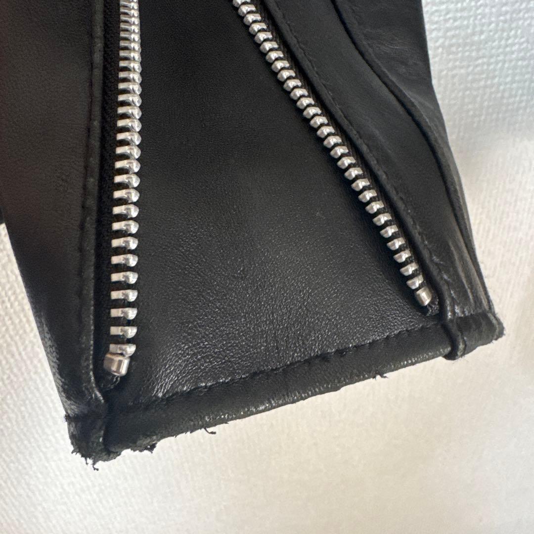 【値引き】Schott×Nano Universe ブラック レザージャケット