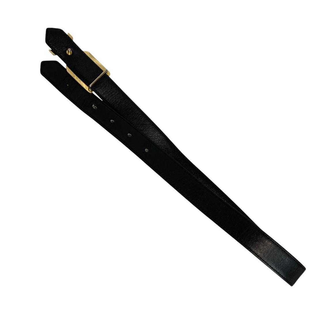 良品 Christian Dior 2648 ベルト レザー 本革 ロゴバックル