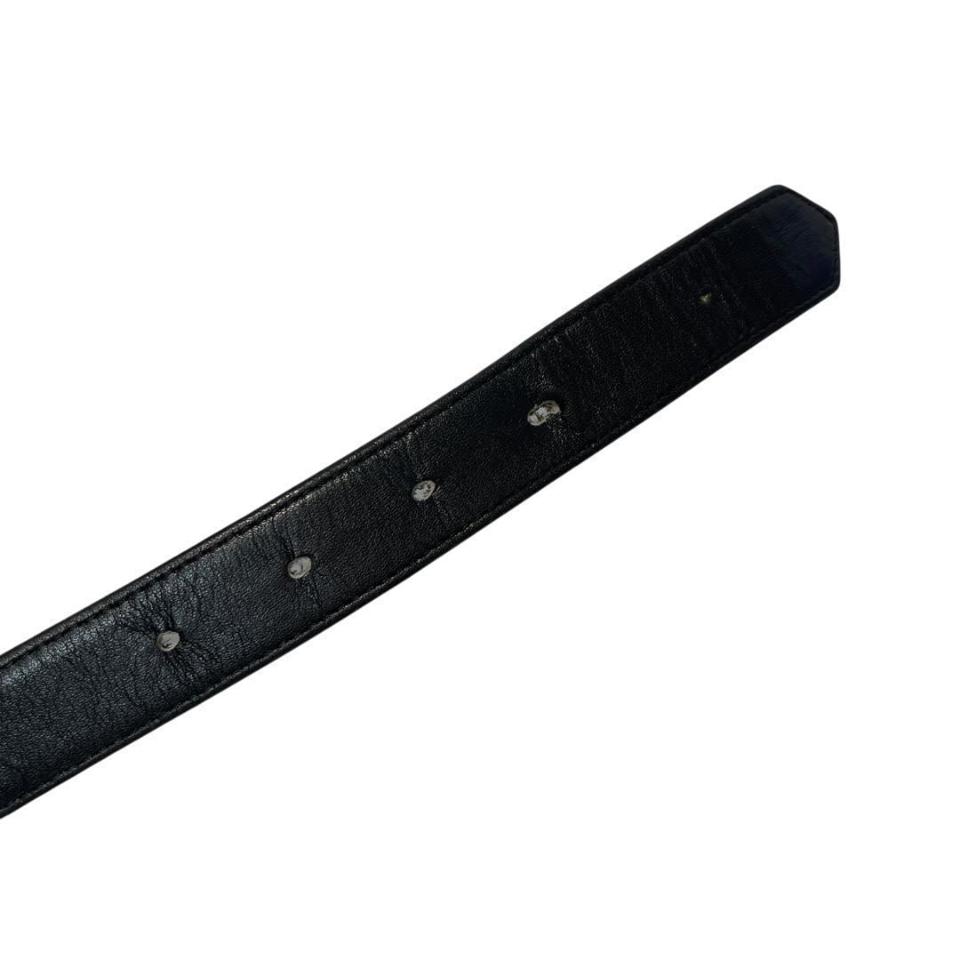 良品 Christian Dior 2648 ベルト レザー 本革 ロゴバックル