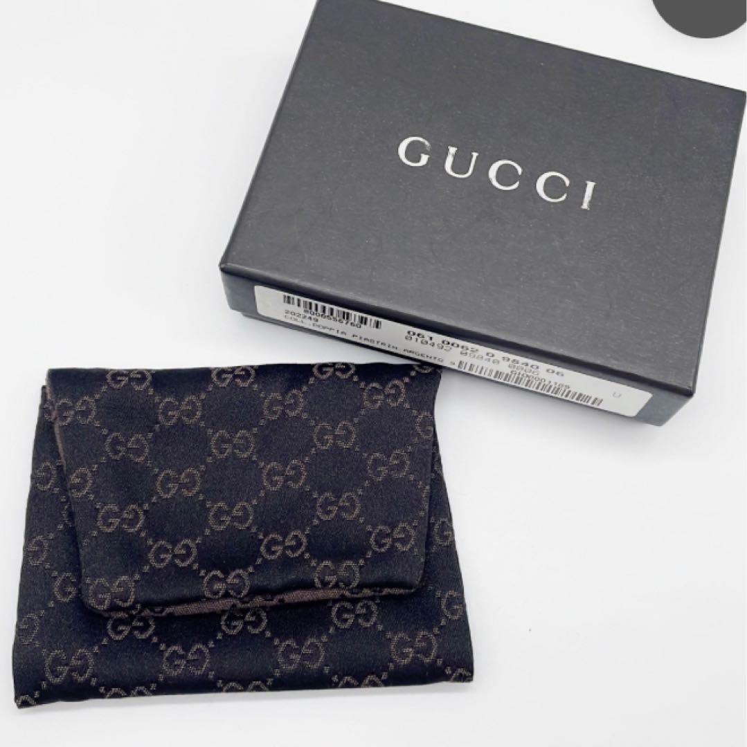 GUCCI グッチ ドッグタグ ネックレス シルバー 刻印 925 箱保存袋付き