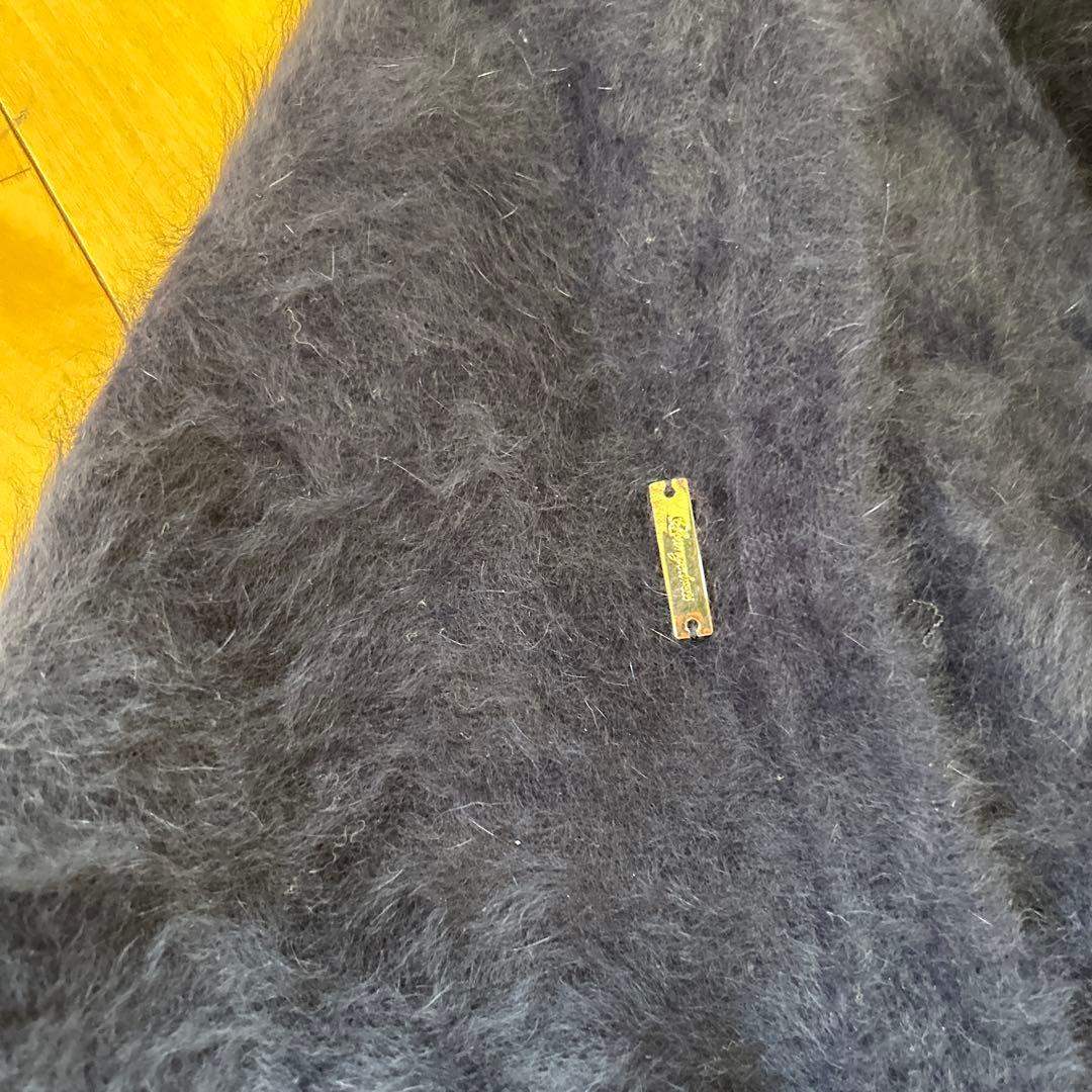 新品　Loungedress ネイビー 長袖ニットセーター F