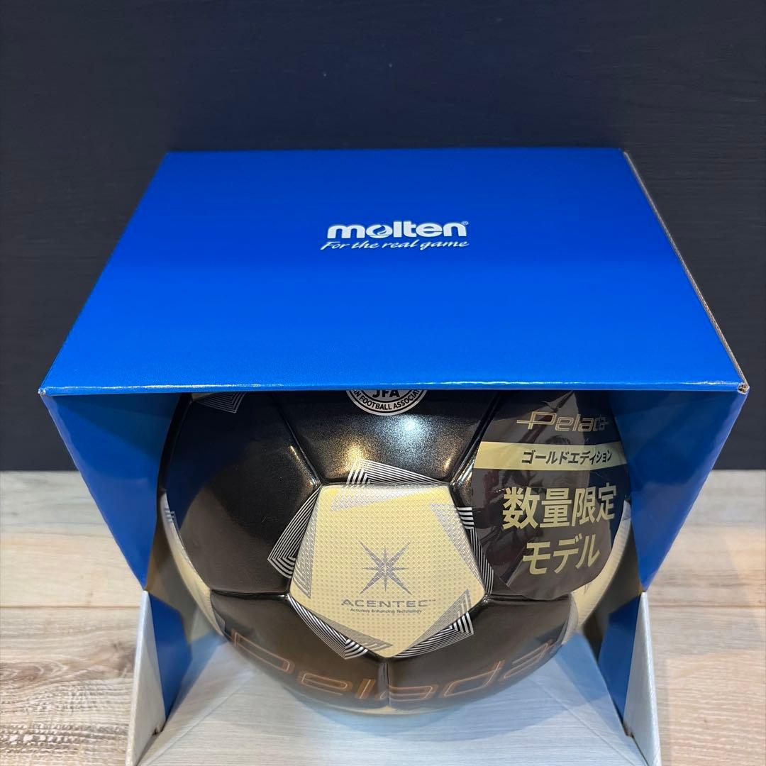 【新品】モルテン 限定ペレーダ4900 4号 ゴールドエディション ブラック