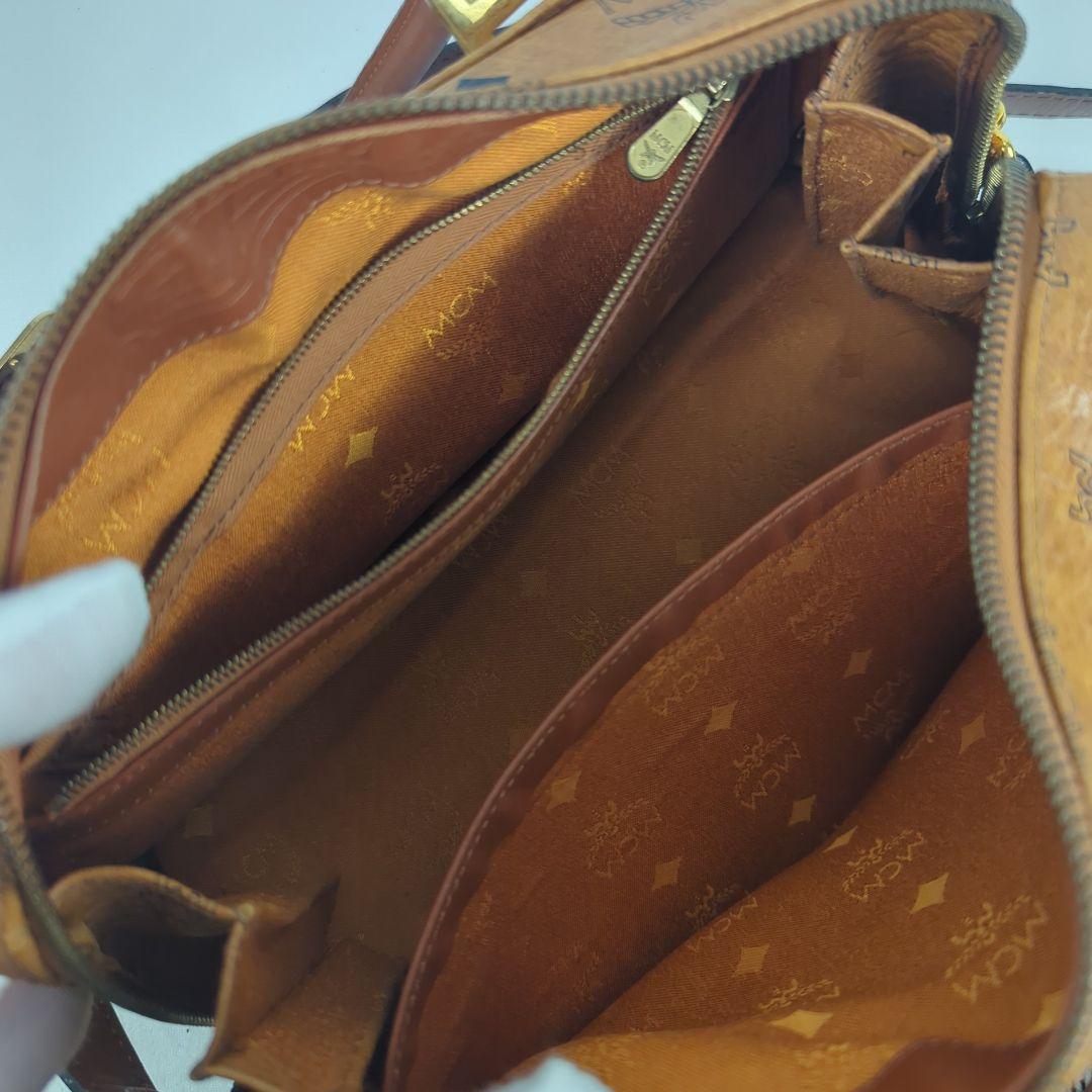 MCM エムシーエム ショルダー ミニボストンバッグ ヴィセトス