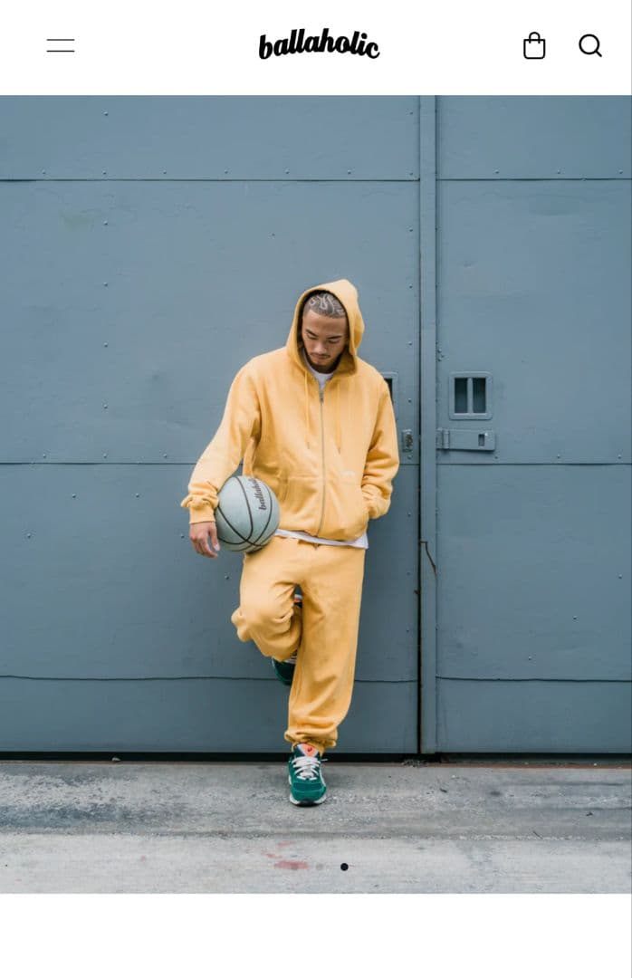 ballaholic　ボーラホリック　セットアップ　スウェット　GOLD