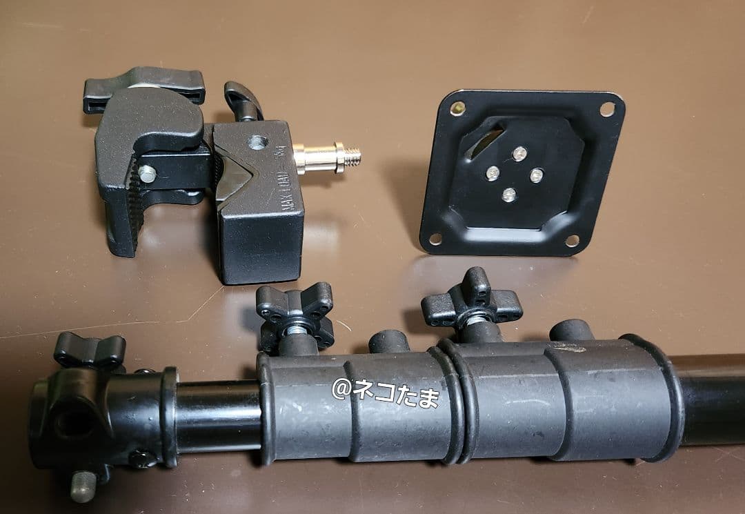 スタジオ撮影用　壁　天井　ポール　アーム　最小90cm 最大170cm