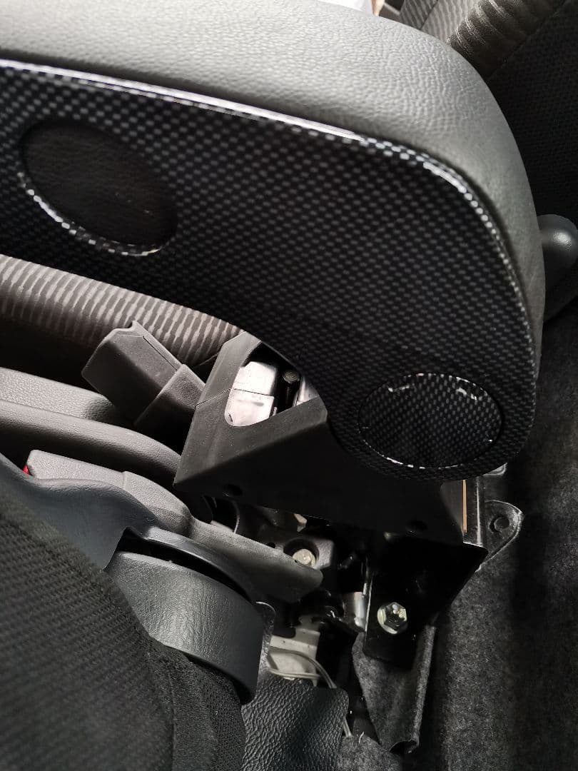 ハイゼットジャンボ　S500P／S510P専用　アームレスト　肘掛け　カーボン調