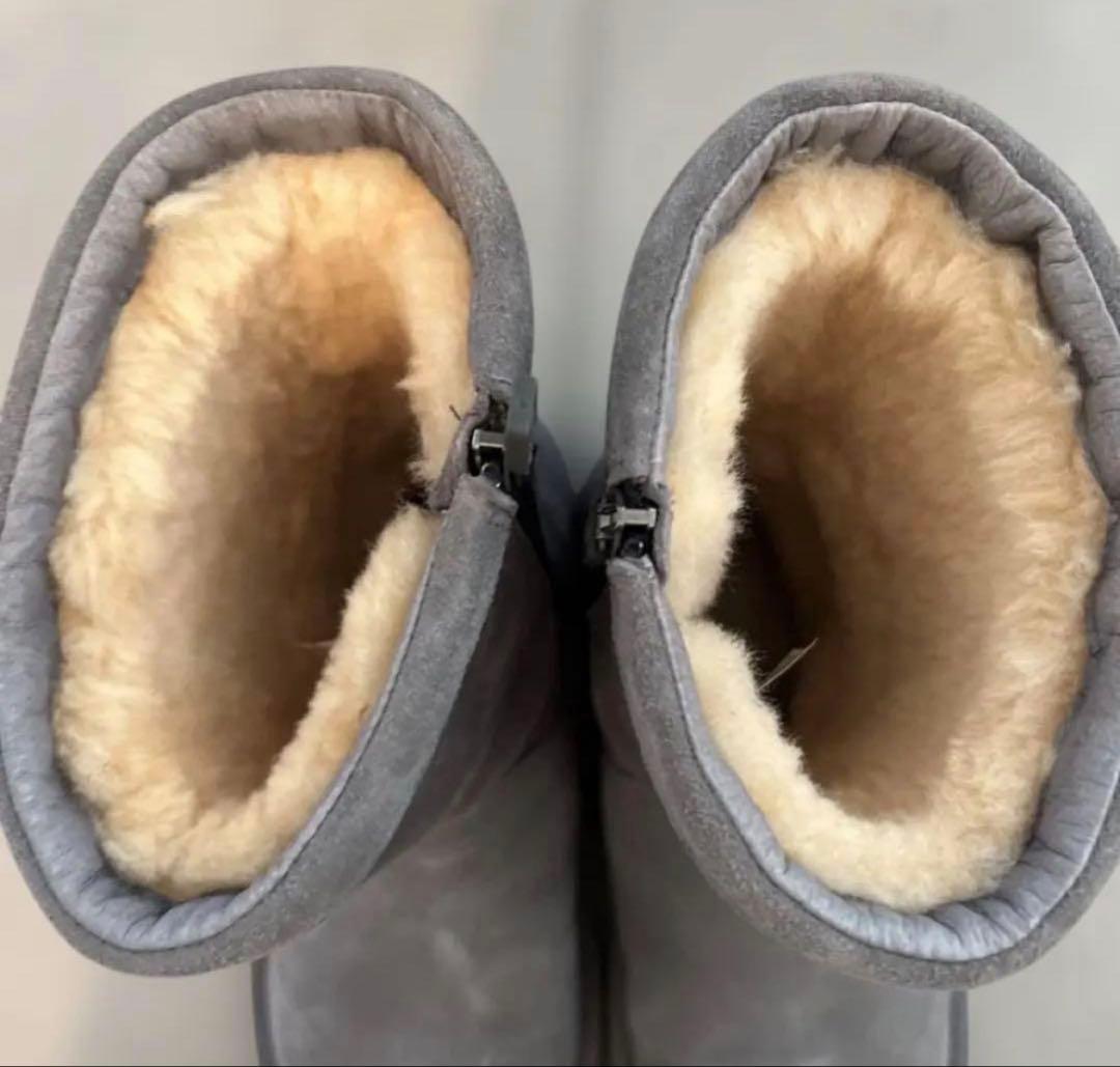 ［極美品］UGG グレー　ムートンブーツ　24cm
