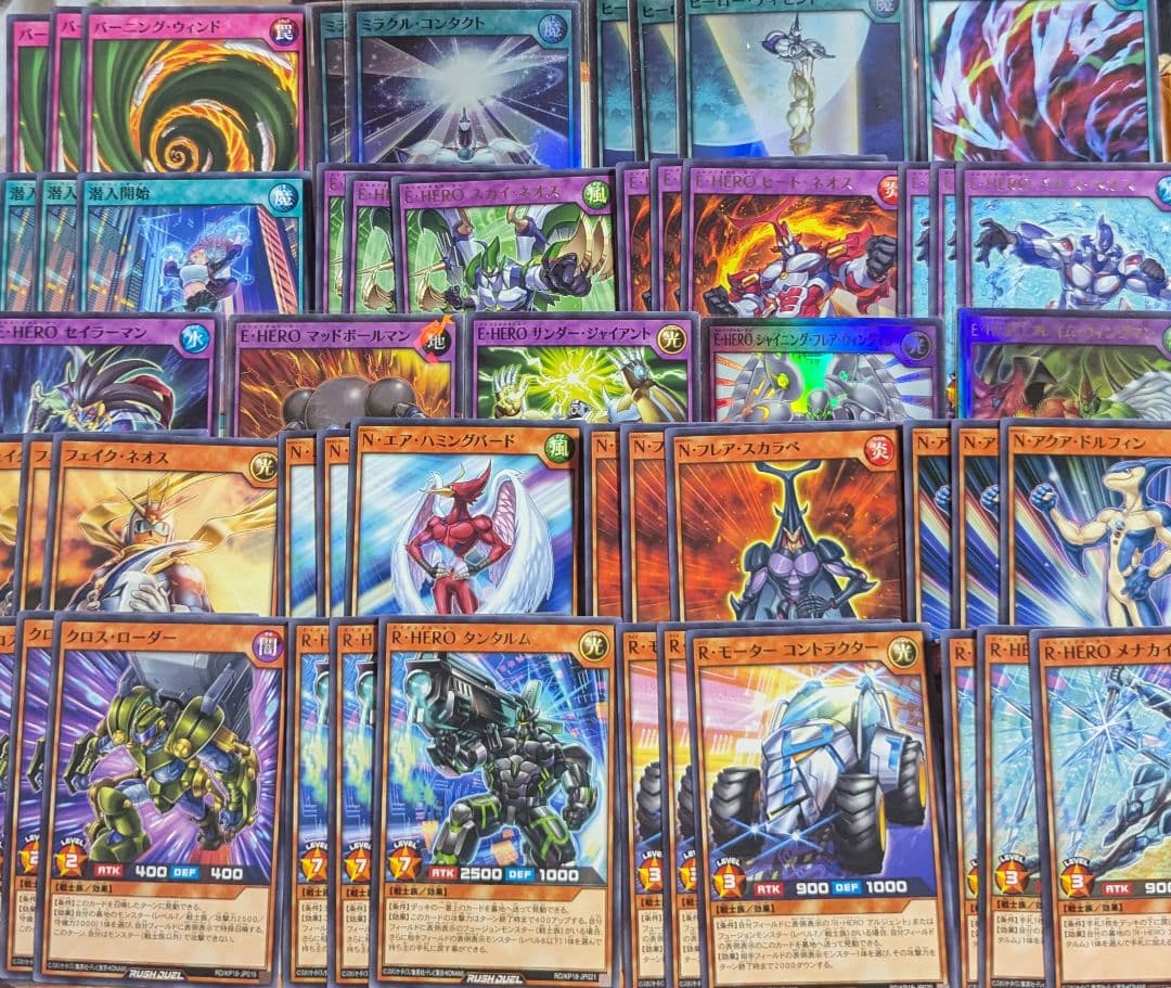 遊戯王ラッシュデュエル　引退　ネオス　プリズマー　E・HERO　ヒーロー　デッキ