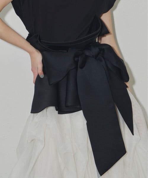 LA BELLE ETUDEボリュームサークルリボンベルト