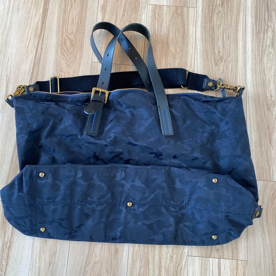 最終値下げ！MILESTO 迷彩ブルー　ボストンバック