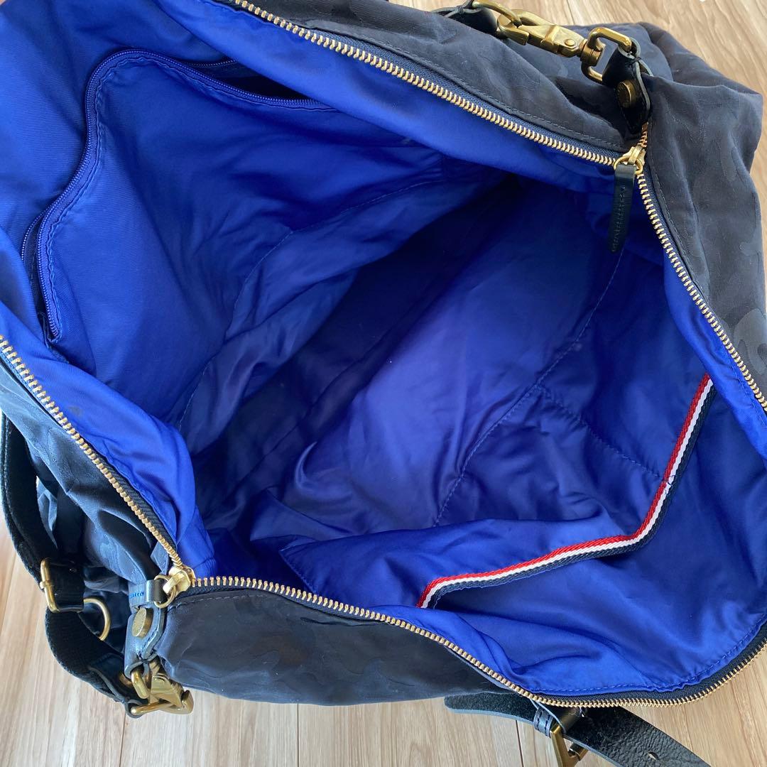 最終値下げ！MILESTO 迷彩ブルー　ボストンバック