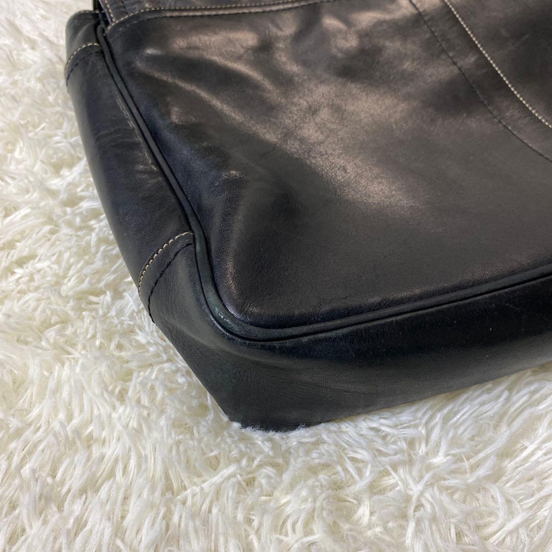 美品✨コーチ オールドコーチ ビジネスバッグ ブリーフケース 二室 自立 レザー