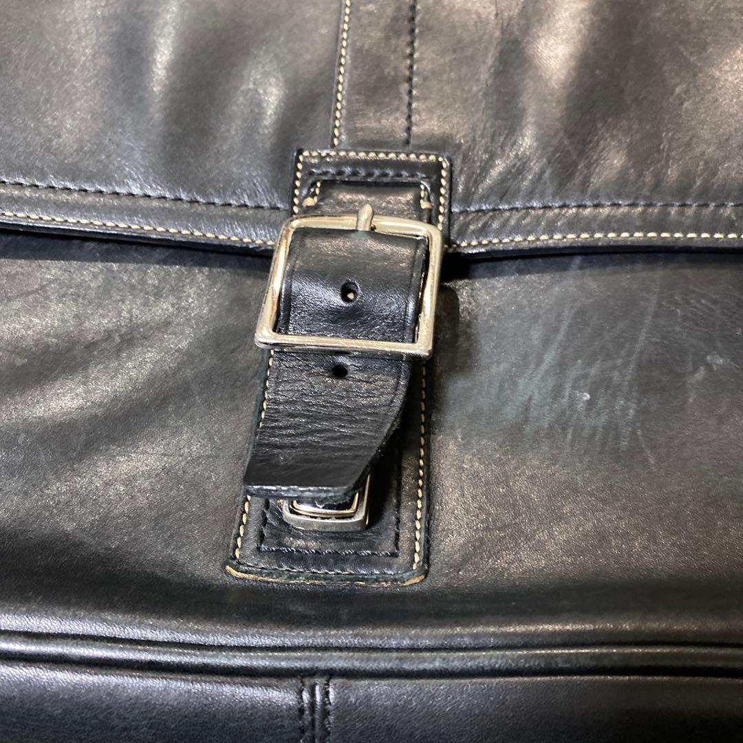 美品✨コーチ オールドコーチ ビジネスバッグ ブリーフケース 二室 自立 レザー