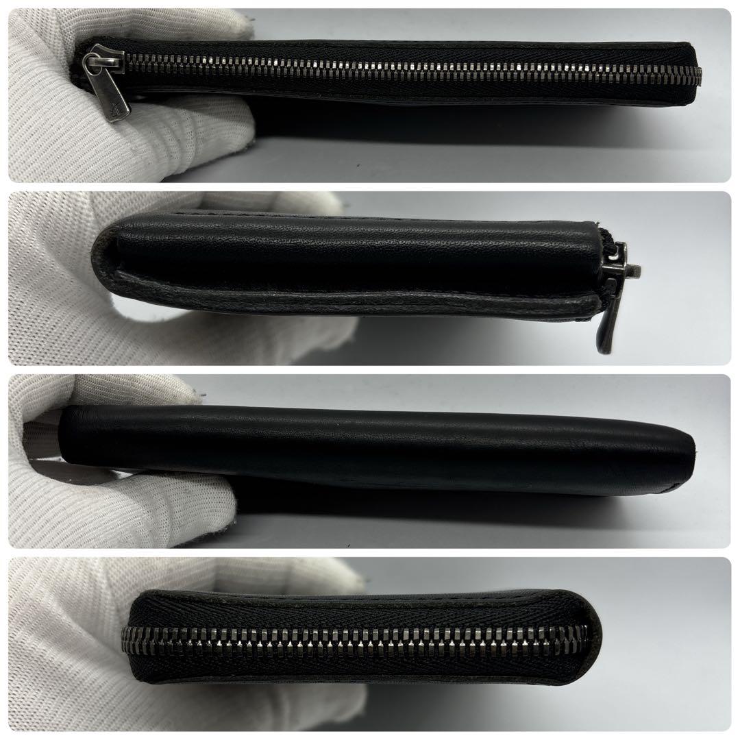 ステータシー　イルモードジップ　長財布　右利き用　ブラック