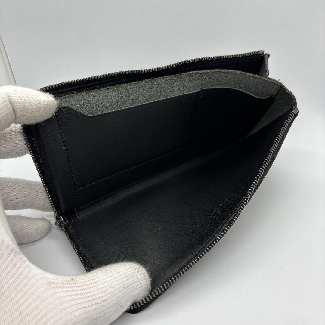 ステータシー　イルモードジップ　長財布　右利き用　ブラック