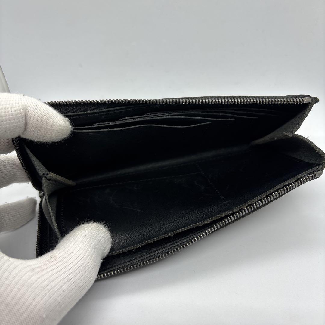 ステータシー　イルモードジップ　長財布　右利き用　ブラック