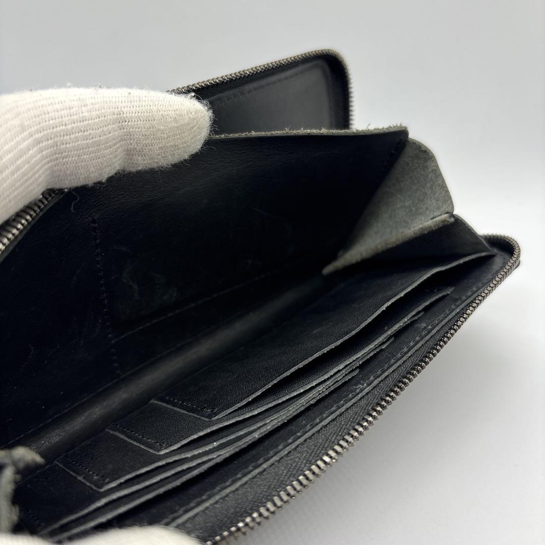 ステータシー　イルモードジップ　長財布　右利き用　ブラック