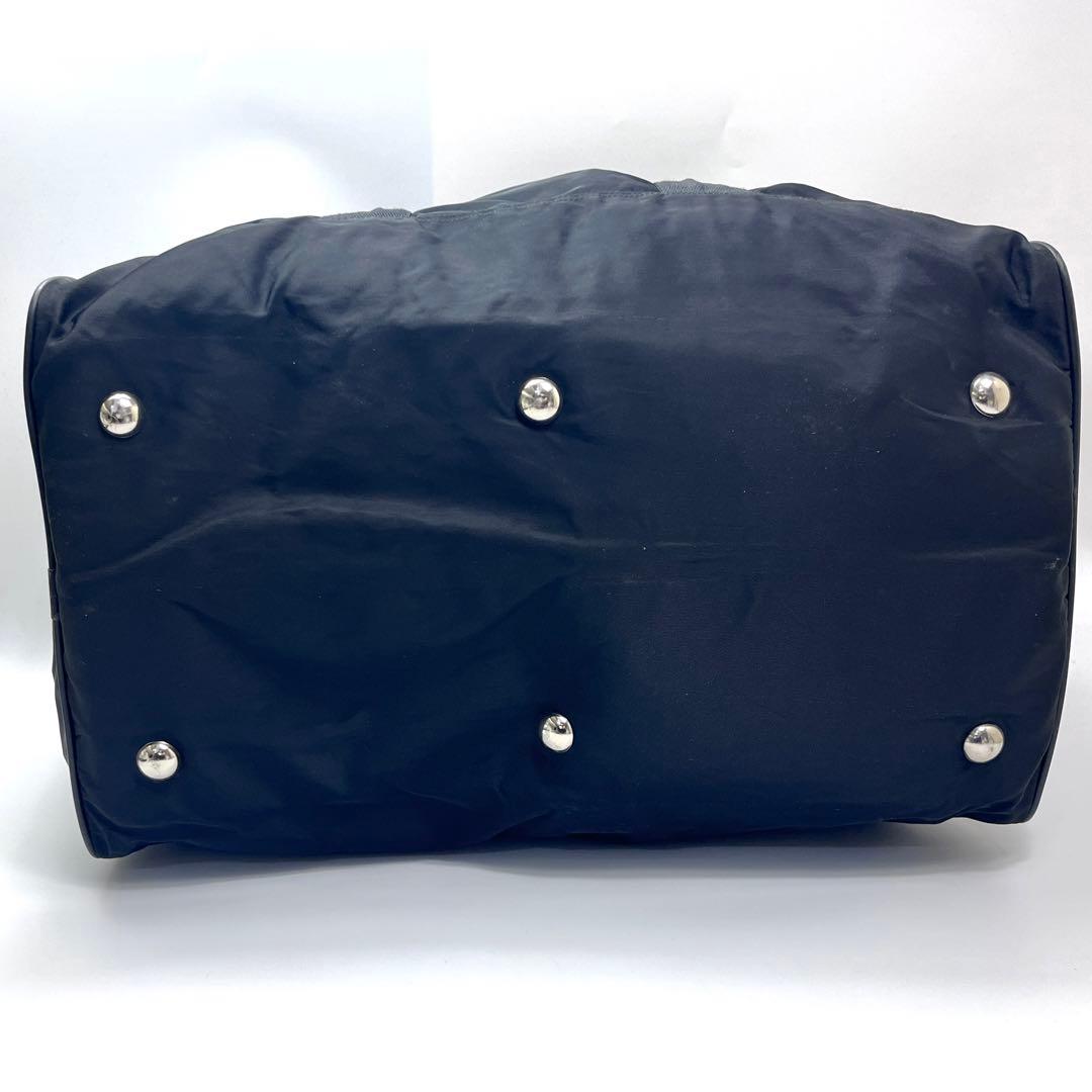 PRADA プラダ 三角ロゴ 2way ボストンバッグ ナイロン ブラック