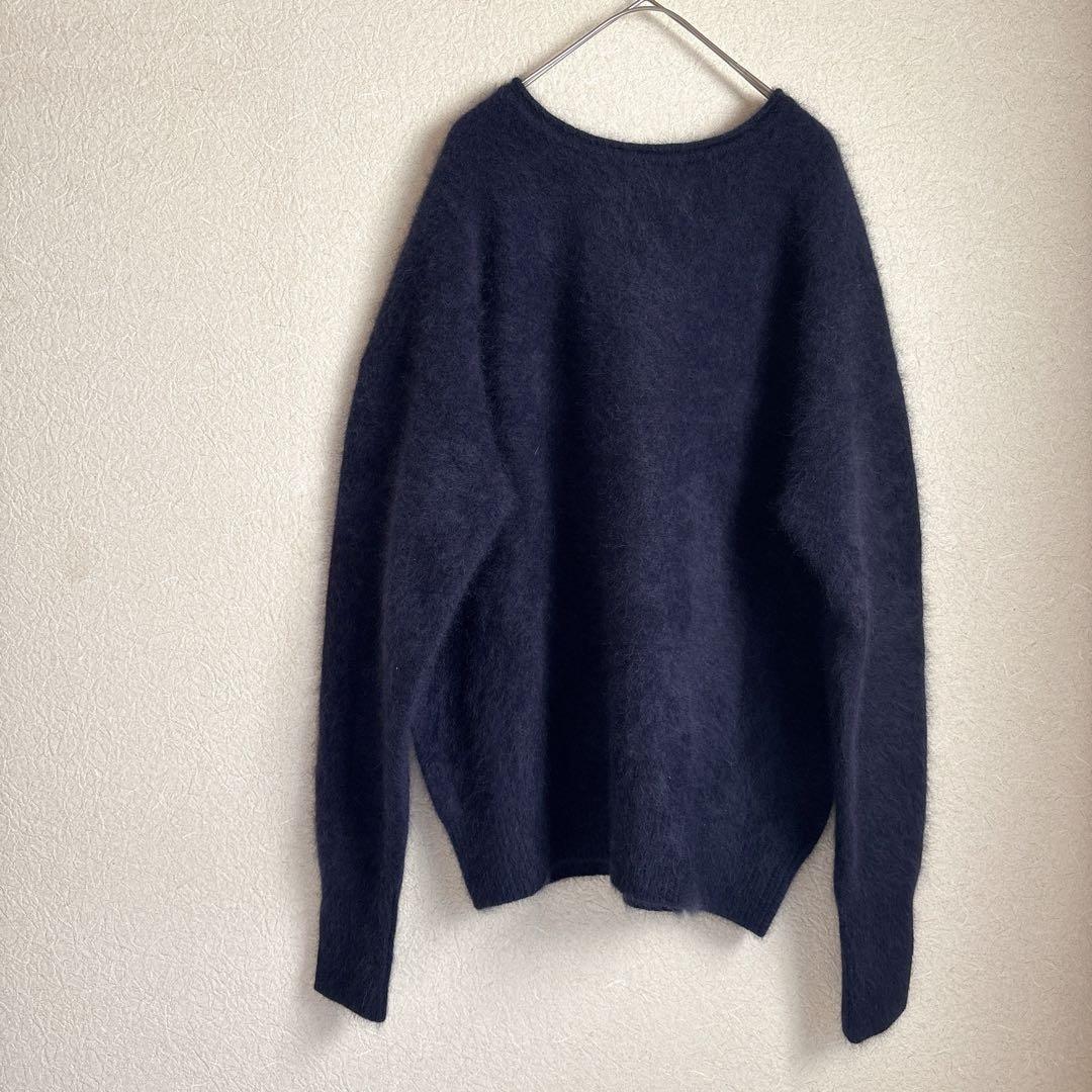 【新品タグ付き】IENA fluffyファー プルオーバーふわふわネイビーF