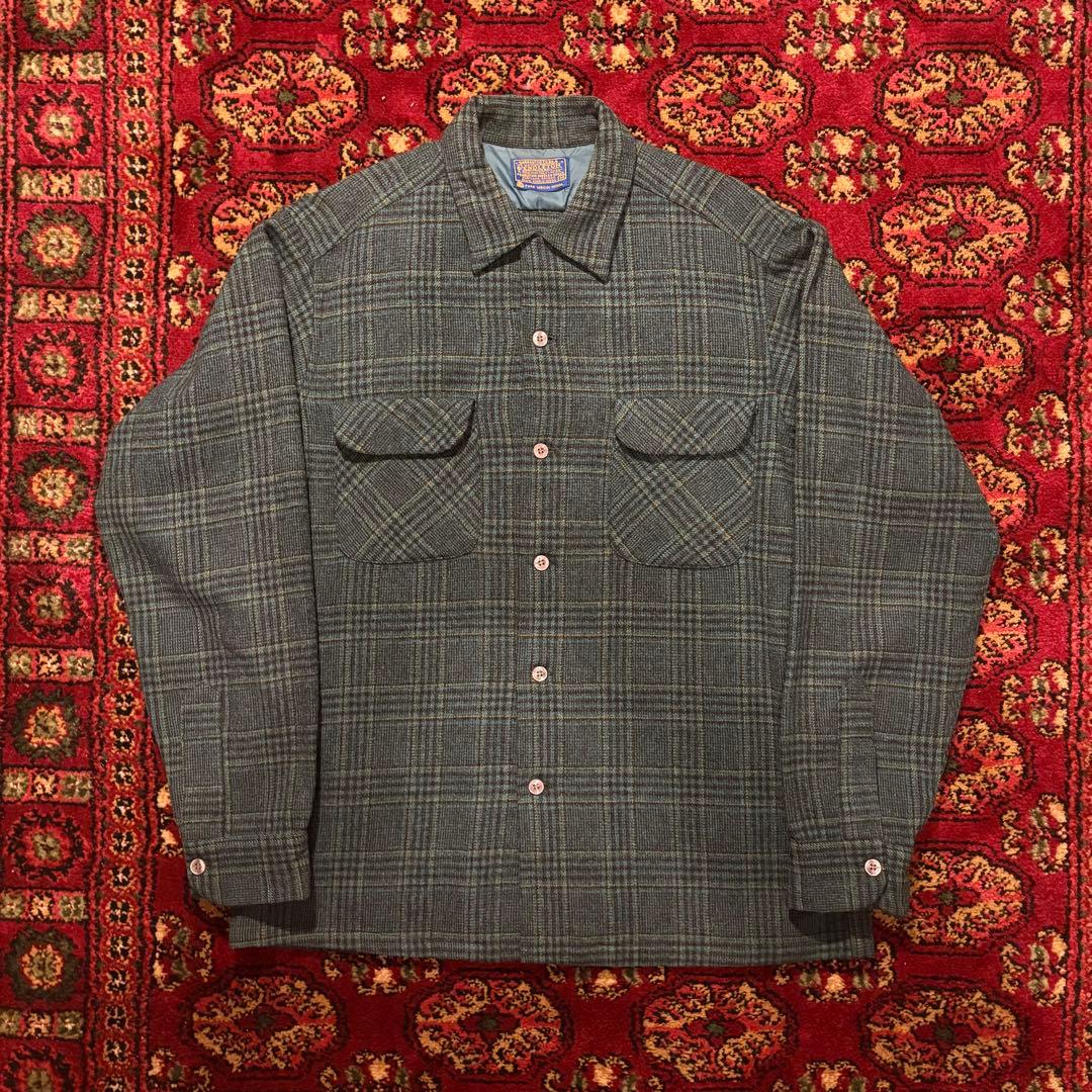 50s 60s pendleton ウールシャツ
