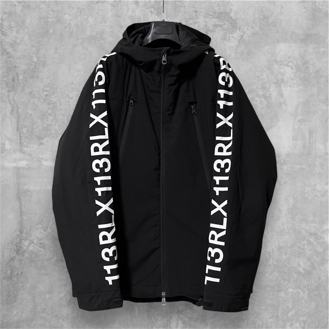 1PIU1UGUALE3 RELAX スリーブロゴマウンテンパーカー XXL