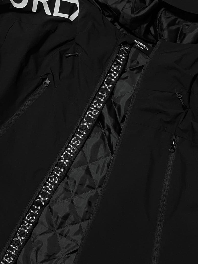 1PIU1UGUALE3 RELAX スリーブロゴマウンテンパーカー XXL